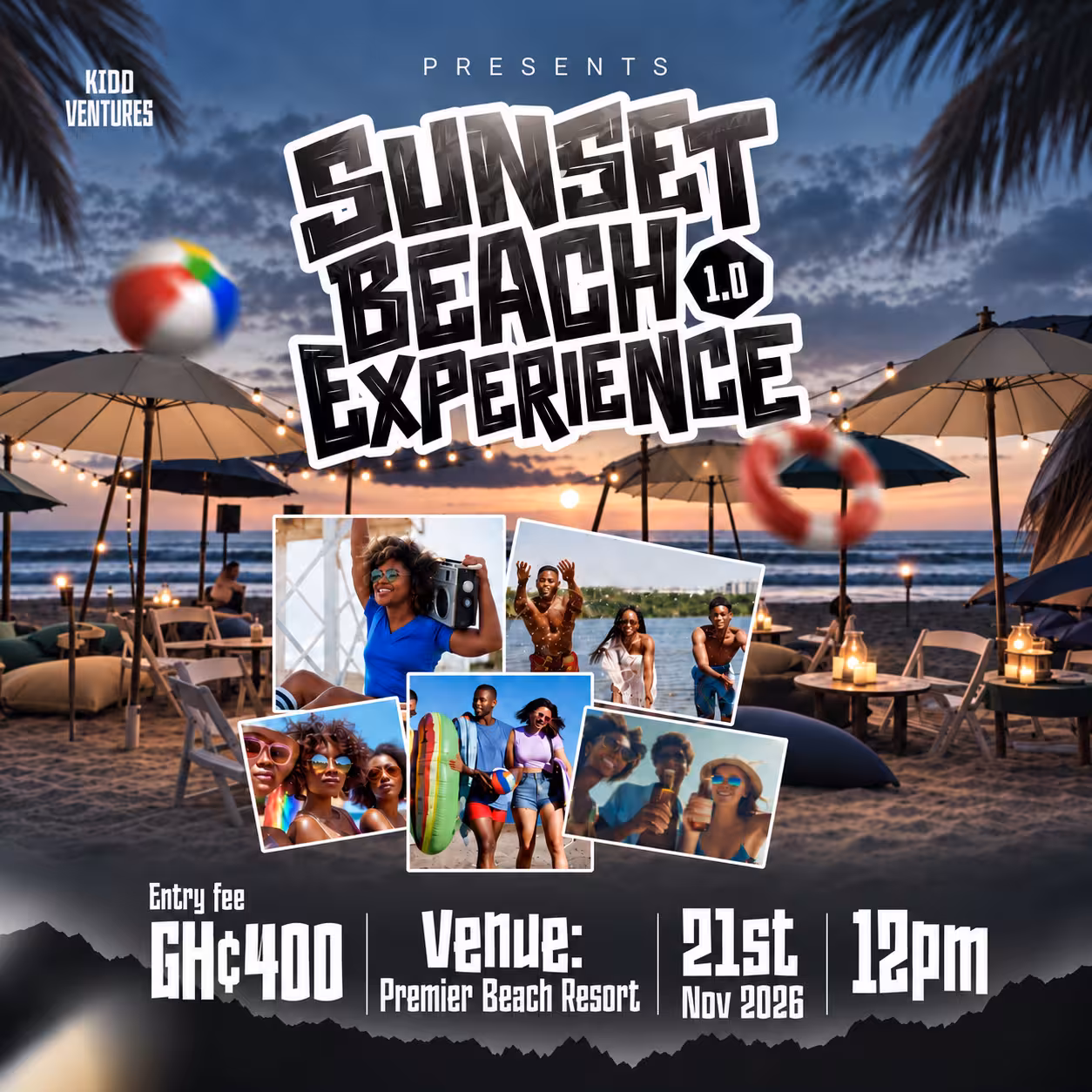 Sunset Beach Experience at Premier Beach Resort